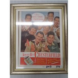 Vintage Tobacco Advertising Framed