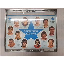 73 -74 Hockey All Star Wall Hanging