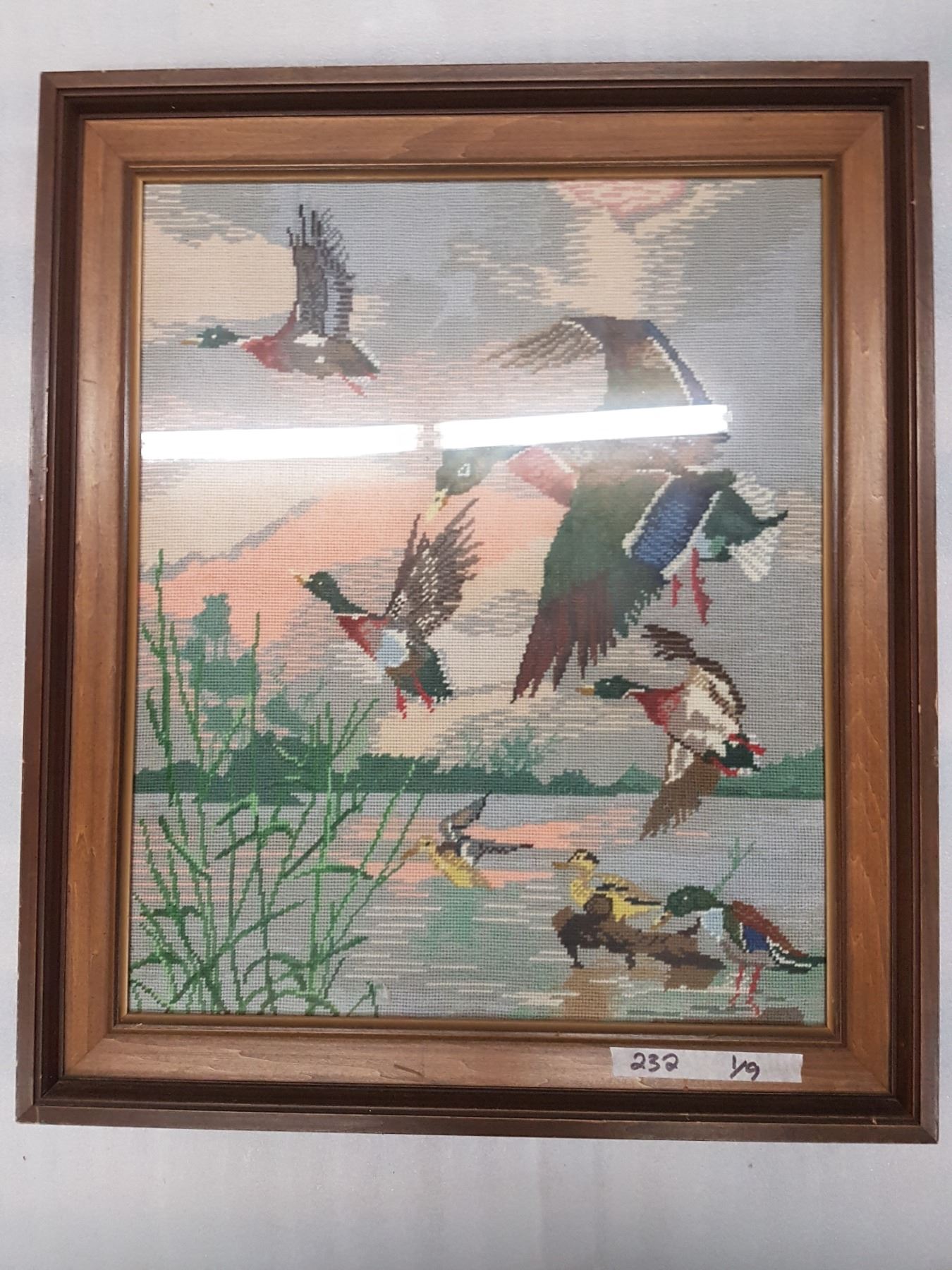 Framed Needlepoint - Schmalz Auctions