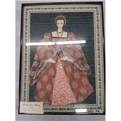Framed Fabric Wall Art