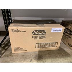 CASE OF 12 HEINZ RELISH
