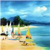 Image 2 : H. Leung, "Summer Sail" Framed Limited Edition on Canvas Board, Numbered 215/750