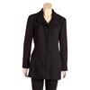 Image 2 : Chanel Navy Blue Tweed Mid-Length Jacket