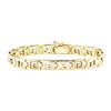 Image 1 : Greek Key Bracelet - 14KT Yellow Gold