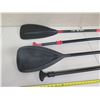 Image 2 : Qty 4 Blue Planet 6' Stand-Up SUP Paddle (handles do not lock)