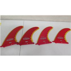 Qty 4 Misc Size Proteck SuperFlex Performance Fins Skegs