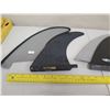 Image 2 : Qty 5 Fins Skegs: FCS, Boardworks, Surftech, etc (3 w/ Covers)