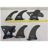 Image 1 : Qty 6 Fins Skegs: Arrow, Surftech, etc (2 w/ Covers)
