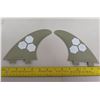 Image 1 : Qty 2 Futures Thruster Skegs Surfboard Fins