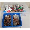 Image 1 : Qty 3 Bins Hardware: Tools, Fittings, Elbows, Bolts, Heat Shrink, etc