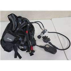 AquaLung Legend Regulator & Zuma Buoyancy Compensator BCD, Scuba, Untested. Working condition unknow