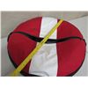 Image 2 : Round Red & White Dive Flag Zippered Bag 28" Diameter