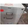 Image 2 : Metal 2 Drawer Filing Cabinet