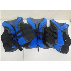 Qty 3 Full Throttle Life Vests