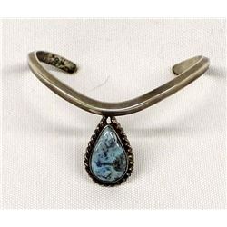 Vintage Navajo Sterling Turquoise Bracelet