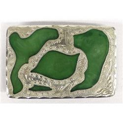 Mexican Alpaca Silver Belt Buckle