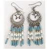 Image 3 : Beaded Dangle Earrings