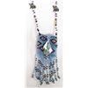 Image 1 : Beaded Pouch Pendant Necklace