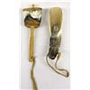 Image 1 : Native American Onondaga Horn Scoop and Rattle