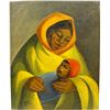Image 1 : Original Bolivian Painting of Mother and Child