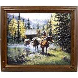 Framed Jack Terry Western Art Print