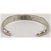 Image 4 : Vintage Navajo Sterling Chip Inlay Bracelet