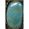 Image 2 : Vintage Navajo Sterling Turquoise Ring, Size 6