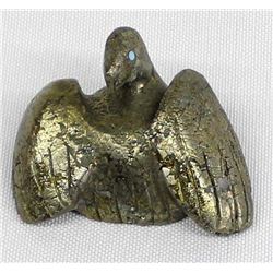 Zuni Pyrite Eagle Fetish by Dee Edaakie