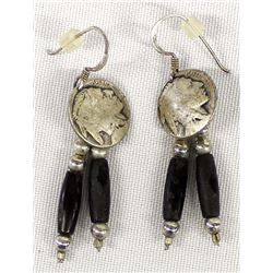 Pr  Buffalo Nickel Earrings