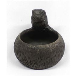 Cherokee Owl Pottery Bowl by Louise Bigmeat Maney