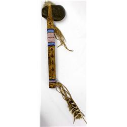 Native American Plains Indian Stone Club