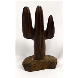 Carved Ironwood Saguaro Cactus