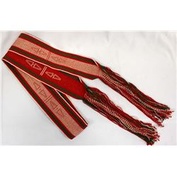 Native American Navajo Fringed Dance Sash