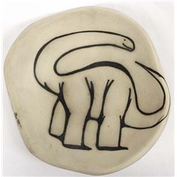 Santo Domingo Pottery Shallow Bowl by Wm Pacheco