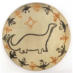 Santo Domingo Pottery Plate by Wm. Andrew Pacheco
