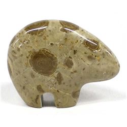 Fossilized Stone Bear Fetish
