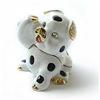 Image 1 : BLACK WHITE PIG 24K GOLD REAL CRYSTAL JEWELRY BOX