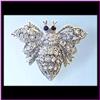 Image 1 : BUMBLE BEE PIN BROOCH SWAROVSKI CRYSTALS