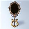 Image 1 : 24K GOLD SWAROVSKI CRYSTAL MIRROR ON STAND  D-105