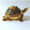 Image 1 : MOMMY BABY TURTLE GOLD CRYSTAL JEWELRY BOX MOTHER