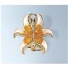 Image 1 : IRIS HAIR CLIP 24K GOLD CRYSTAL SWAROVSKI