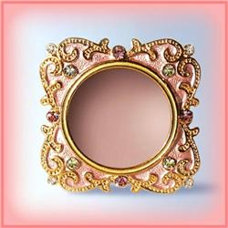 24K GOLD SWAROVSKI CRYSTAL PHOTO FRAME 1.5