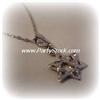 Image 1 : 14K WHITE GOLD STAR MOGAN DAVID CHARM PENDANT NEW