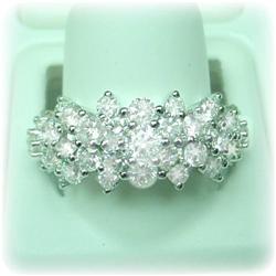 ENGAGEMENT 2 CARAT DIAMOND RING 14K GOLD SZ 7.5