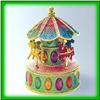 Image 1 : CAROUSEL MERRY GO ROUND JEWELRY CRYSTALS GOLD BOX