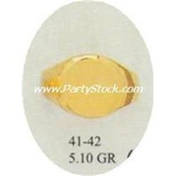 14K SOLID YELLOW GOLD RING TO ENGRAVE 5.1 GRAMS