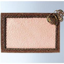 24K GOLD BUTTERFLY SWAROVSKI CRYSTAL PHOTO FRAME 