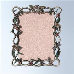 24K GOLD LATTICE SWAROVSKI CRYSTAL PHOTO FRAME VI