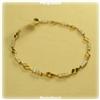 Image 1 : SOLID 10K YELLOW GOLD GENUINE DIAMOND ROPE BRACELET 7"