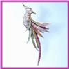 Image 1 : PARROT BROOCH 24K GOLD SWAROVSKI CRYSTALS PIN PIN